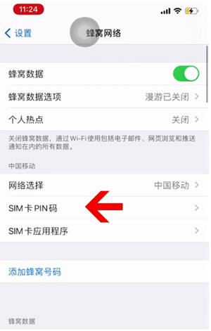 叠彩苹果14维修网分享如何给iPhone14的SIM卡设置密码 