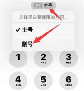 叠彩苹果14维修店分享iPhone 14 Pro Max使用副卡打电话的方法 